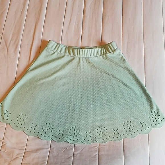 Stoosh Dresses & Skirts - 5 for $20 Laser Cutout Eyelet Skater Skirt Medium